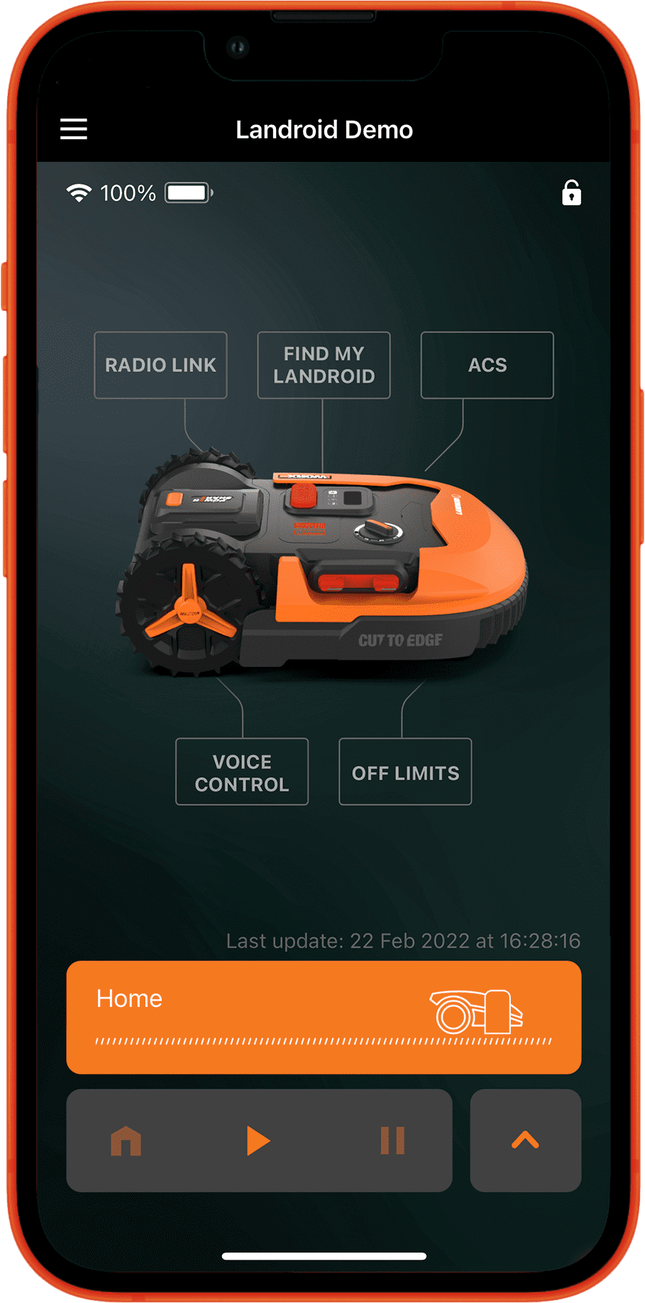 Aplikacja Worx Landroid